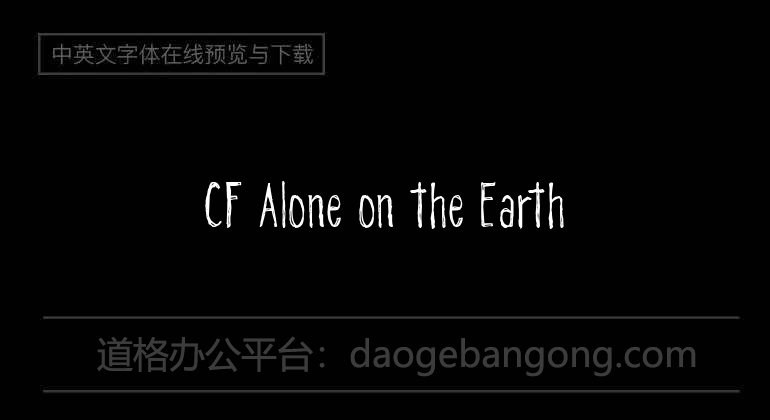 CF Alone on the Earth