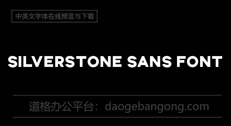 Silverstone Sans Font