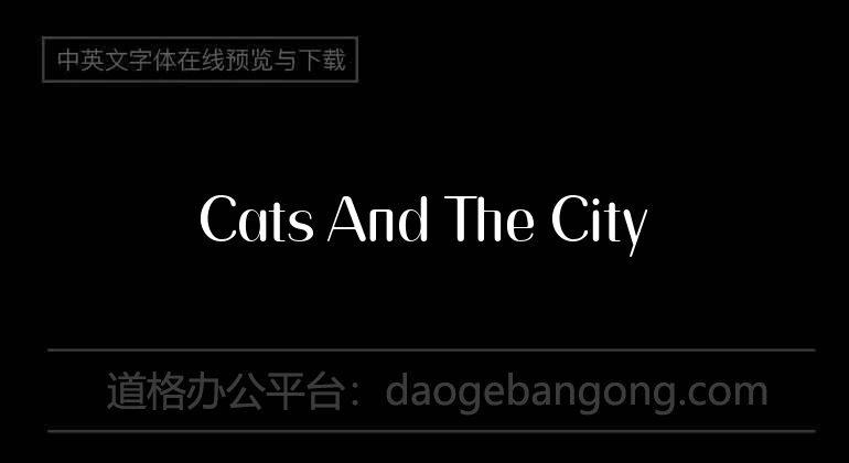 Cats And The City