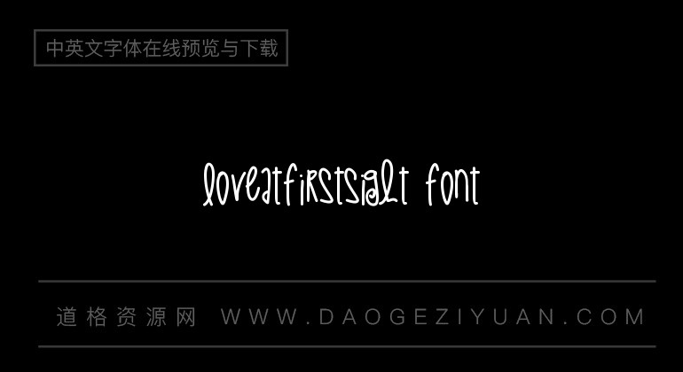 LoveAtFirstSight Font