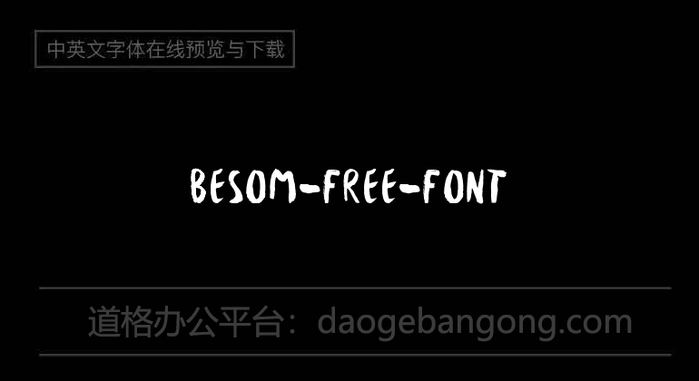 Besom-free-font
