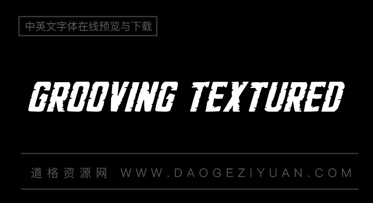 Grooving Textured
