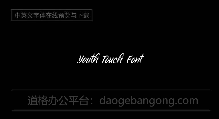 Youth Touch Font