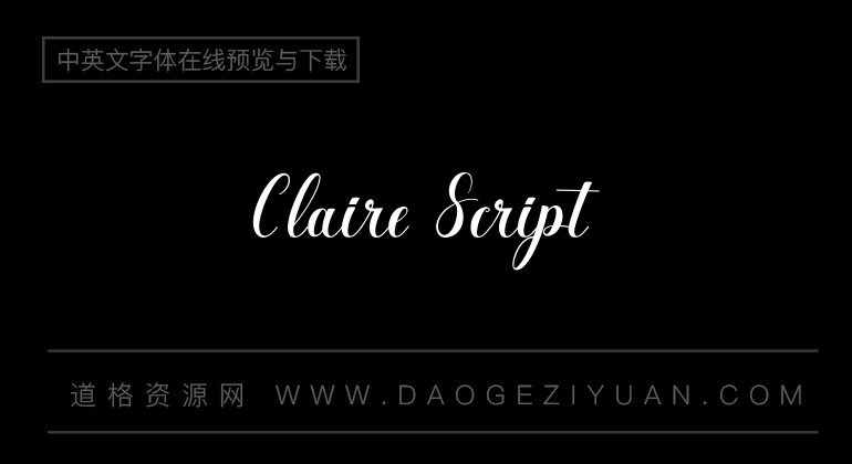 Claire Script