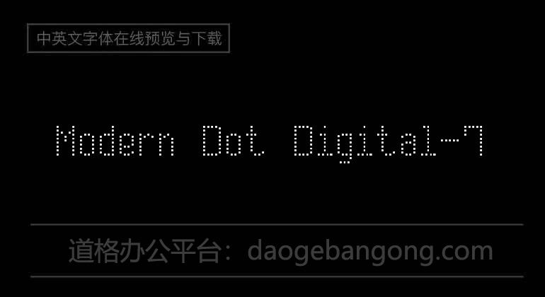 Modern Dot Digital-7