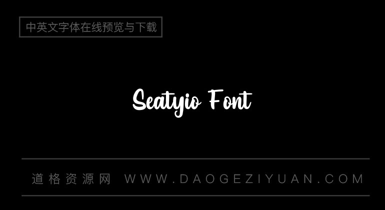 Seatyio Font