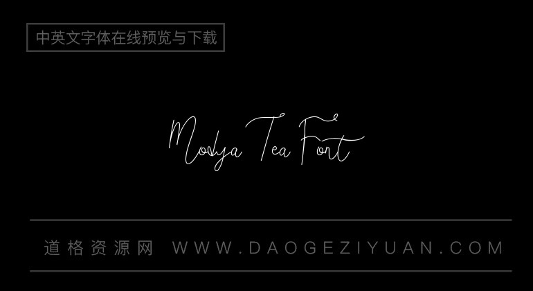Modya Tea Font