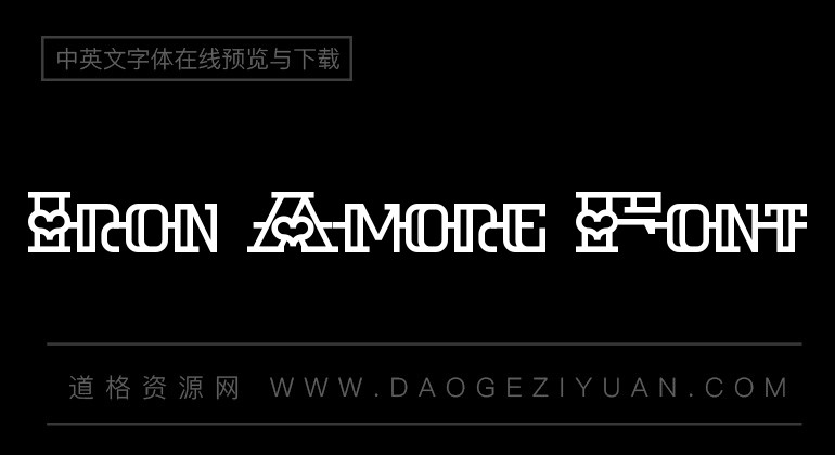 Iron Amore Font