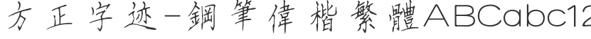 Founder's handwriting - fountain pen Wei Kai Traditional