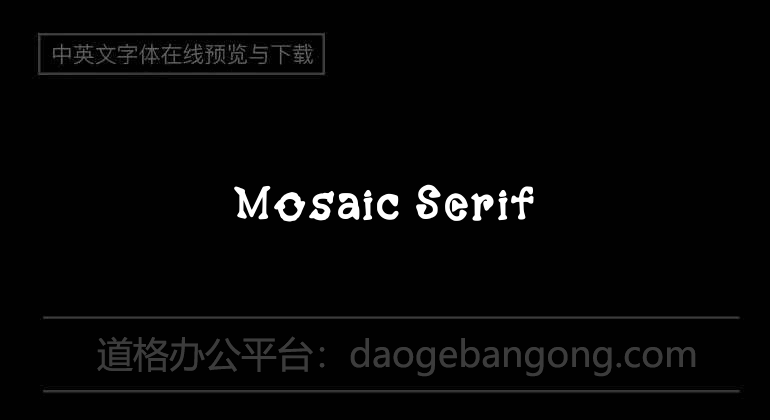 Mosaic Serif