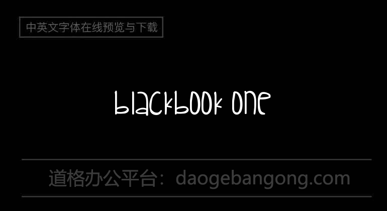 Blackbook One