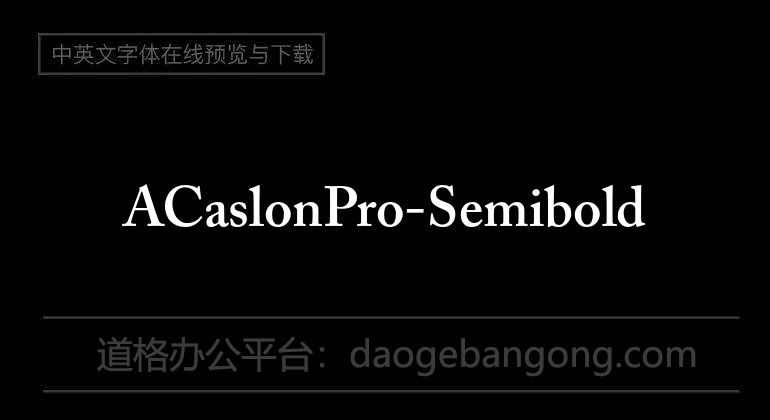 ACaslonPro-Semibold