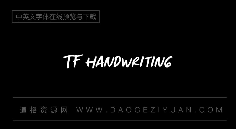 TF Handwriting