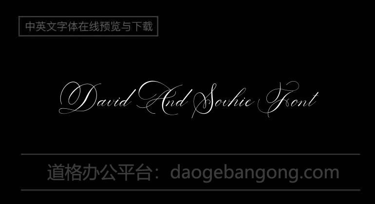 David And Sovhie Font