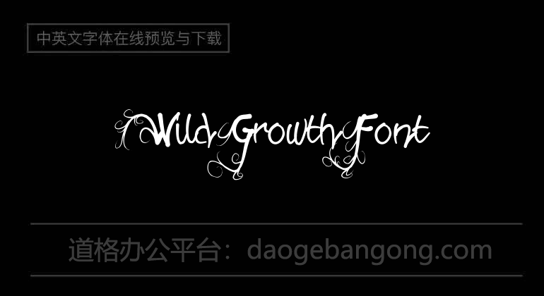 Wild Growth Font