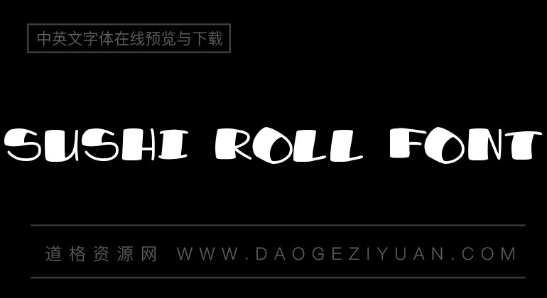 Sushi Roll Font