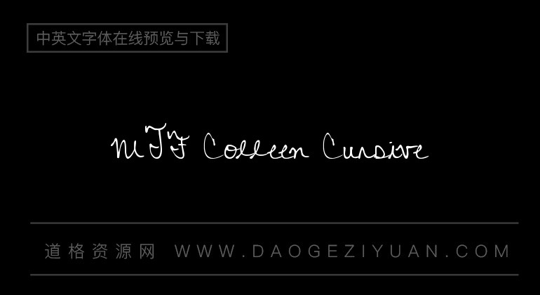 MTF Colleen Cursive