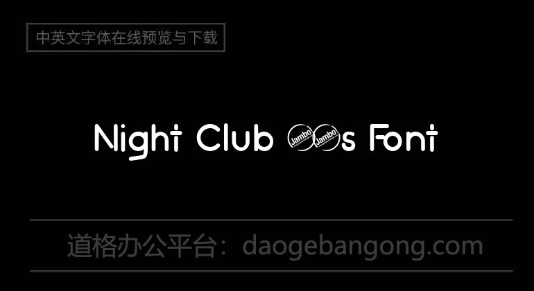 Night Club 70s Font