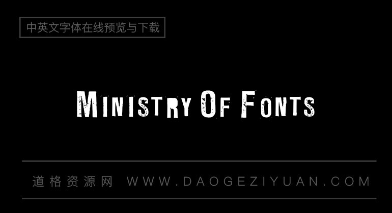 Ministry Of Fonts