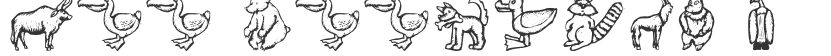 Zoo Woodcuts M
