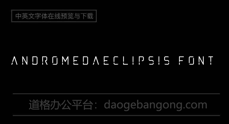 Andromedaeclipsis Font