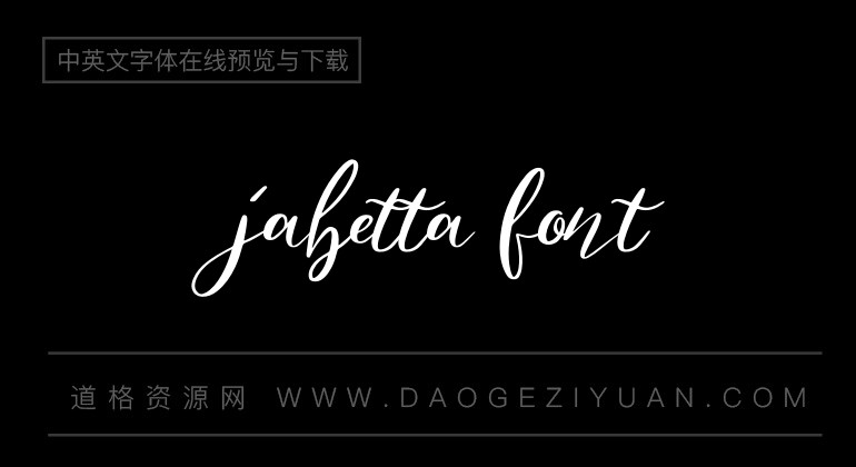 Jabetta Font