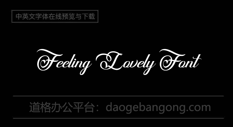 Feeling Lovely Font