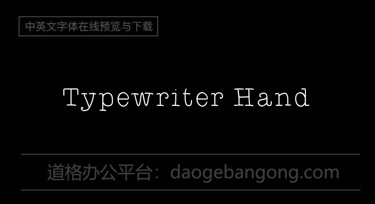 Typewriter Hand