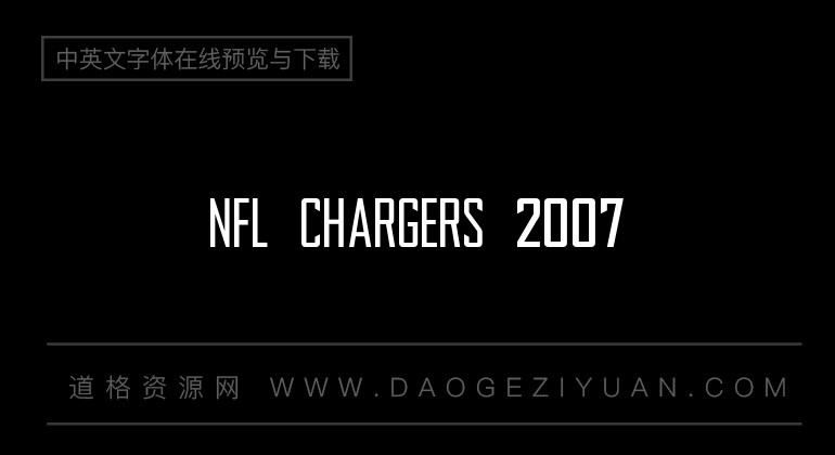 NFL Chargers 2007