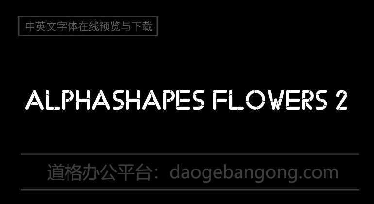 AlphaShapes Flowers 2