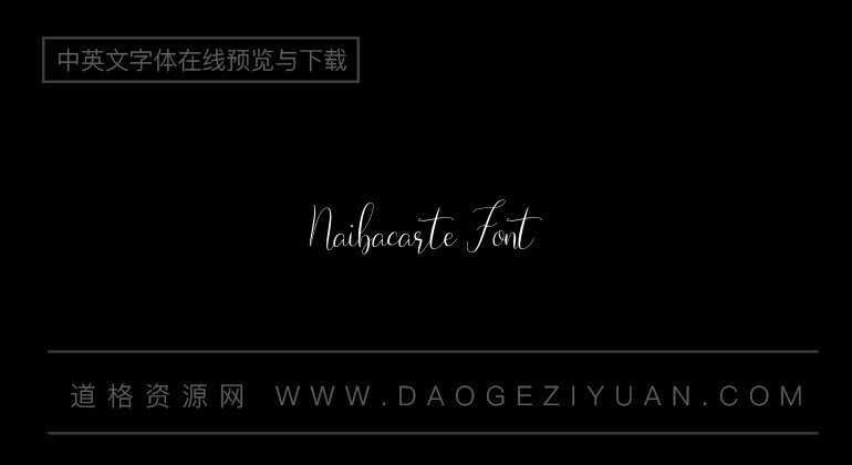 Naibacarte Font