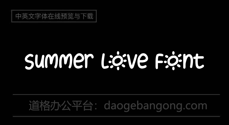 Summer Love Font