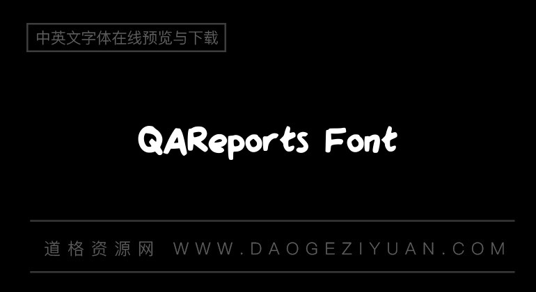 QAReports Font