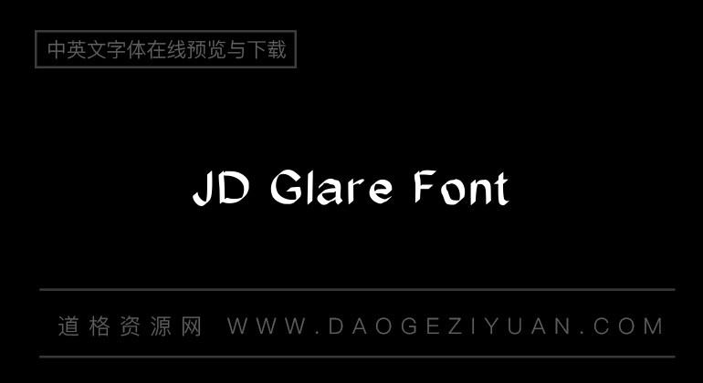 JD Glare Font