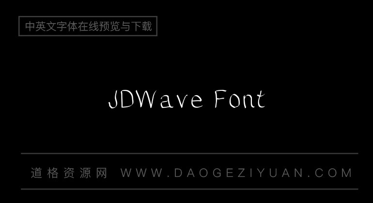 JDWave Font