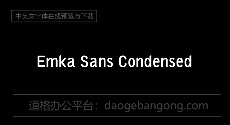 Emka Sans Condensed