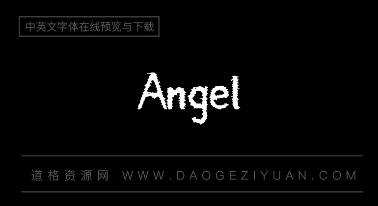 angel字體-英文字體免費字體下載在線轉換-道格資源