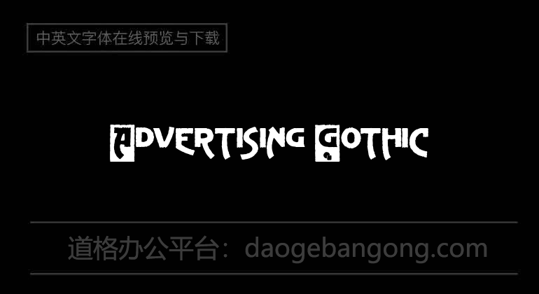 Advertising Gothic