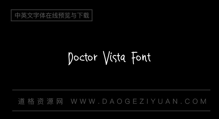 Doctor Vista Font