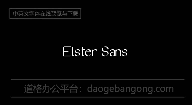 Elster Sans