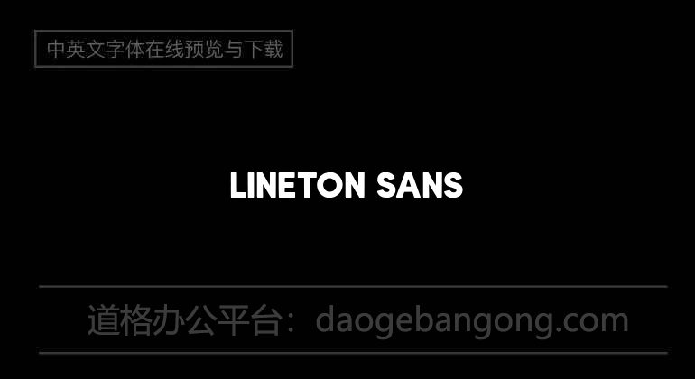 Lineton Sans