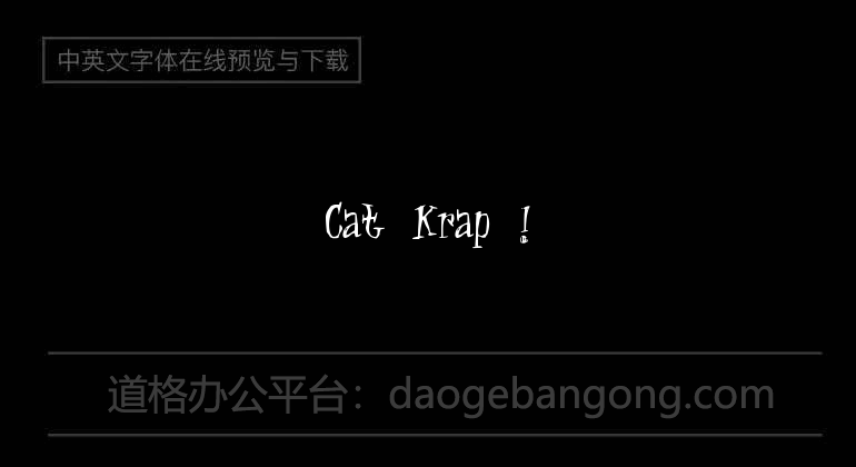 Cat Krap !