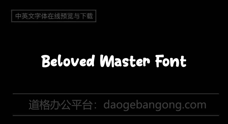 Beloved Master Font