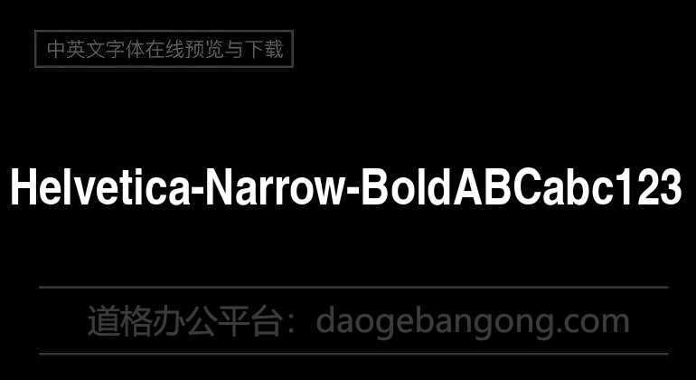 Helvetica-Narrow-Bold