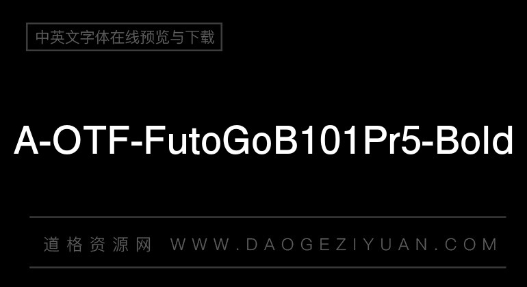 A-OTF-FutoGoB101Pr5-Bold