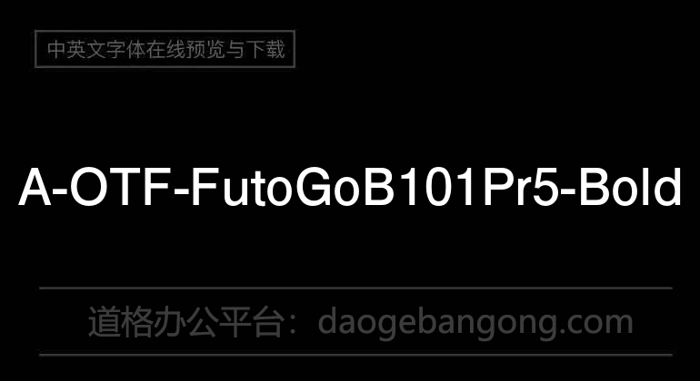 A-OTF-FutoGoB101Pr5-Bold