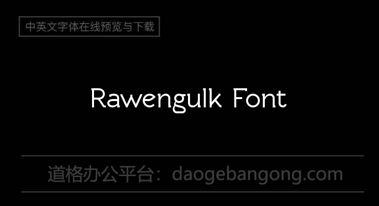 Rawengulk Font