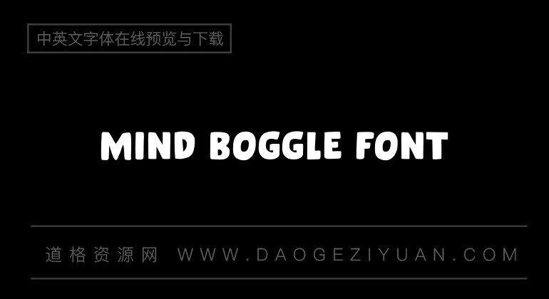 Mind Boggle Font
