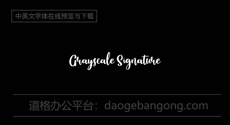 Grayscale Signature