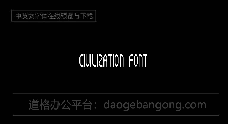 Civilization Font